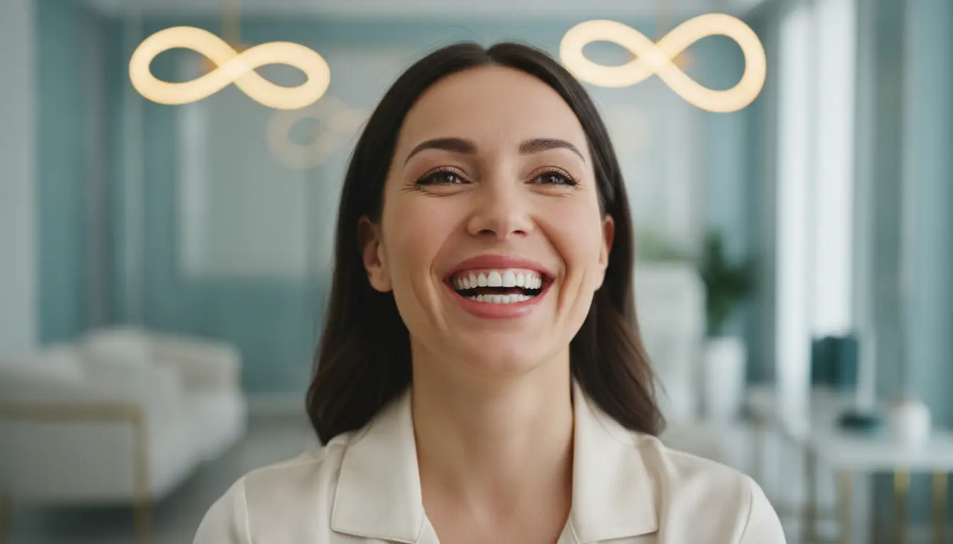 Patient smiling confidently